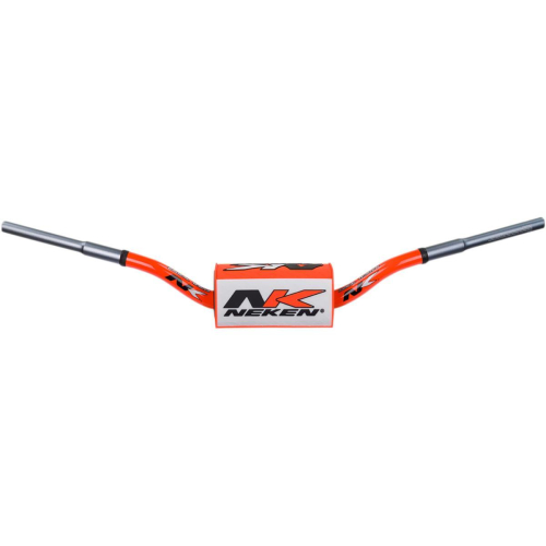 Neken - Neken SFH Variable Diameter K-Bar Handlebar with Conical Design - Fluo. Orange/Orange/White Pad - SFH00182C-ORW