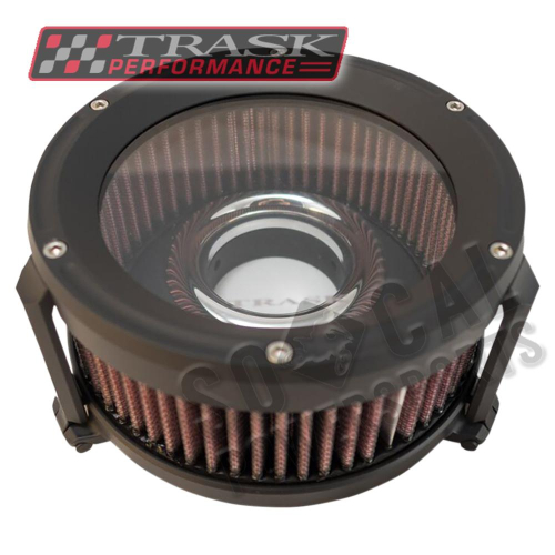 Trask Performance - Trask Performance Assault Charge High-Flow Air Cleaner - Black - TM-1023BK