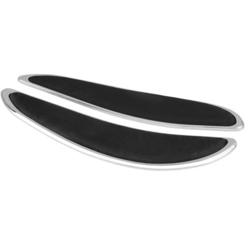 Cyclesmiths - Cyclesmiths Standard 19in. Banana Boards - Chrome without Rivets - 104-NR