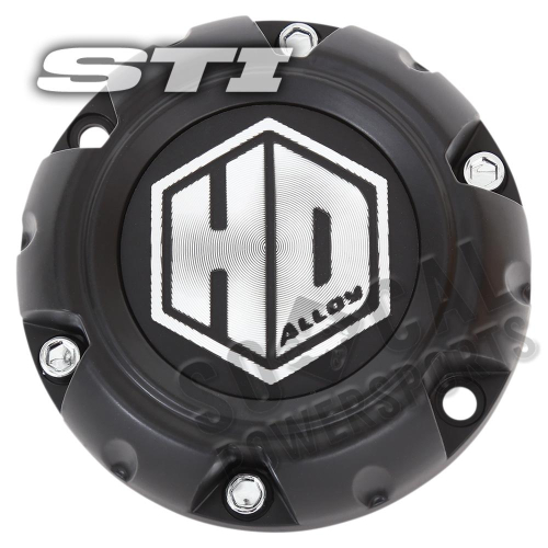 STI - STI Wheel Cap for HD7 Wheels - Matte Black - 4/137-4 - CAPHD7156-MB