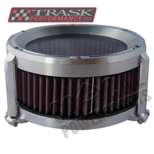 Trask Performance - Trask Performance Assault Charge High-Flow Air Cleaner - Chrome - TM-1020R