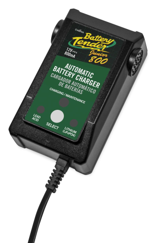 Battery Tender - Battery Tender Junior 12V 800 Selectable Lead Acid/Lithium Charger - 0220199