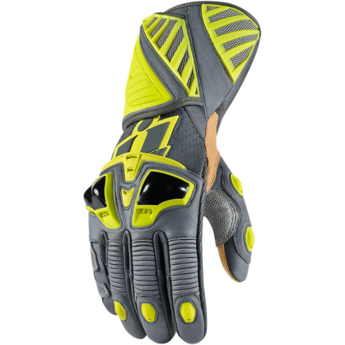 Icon - Icon Hypersport Long Gloves - XF-2-3301-2356 - Hi-Vis - Medium