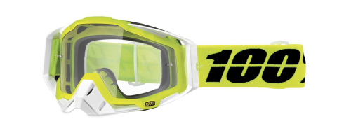 100% - 100% Racecraft Solar Goggles - 5010015702 - Solar / Yellow / Clear Lens - OSFM