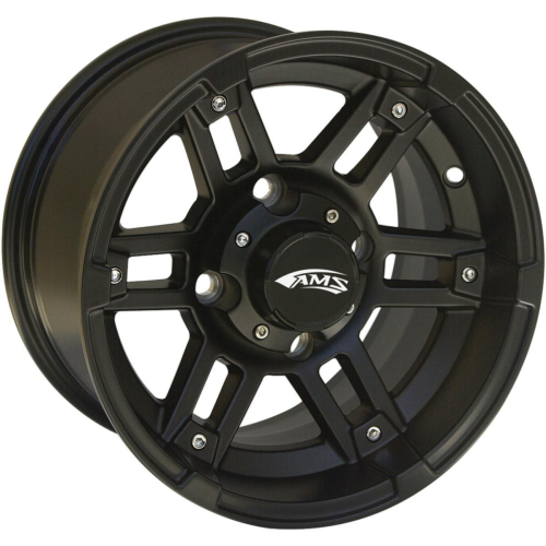 AMS - AMS Roll N 104 Wheel - 12x7 - 2+5 Offset - 4/110 - Matte Black - 0230-0635