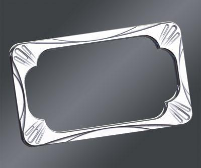 Arlen Ness - Arlen Ness Deep Cut License Plate Frame - Chrome - 12-154