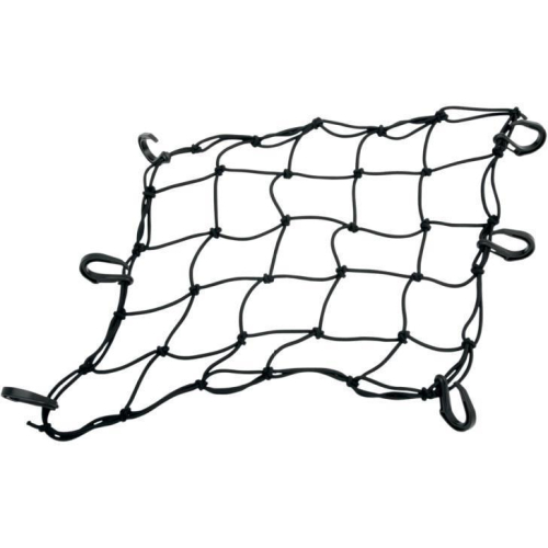 Drag Specialties - Drag Specialties Cargo Net - 12in. x 17in. - 10-6101BPOM