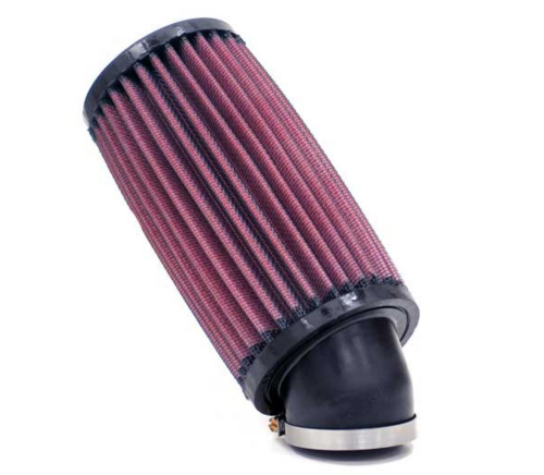 K&N Engineering - K&N Engineering Universal Round Straight Air Filter - Rubber End Cap - R-1030