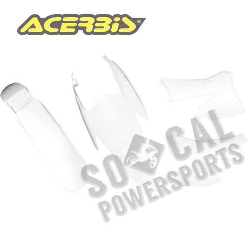 Acerbis - Acerbis Plastic Kit - White - 2253100002