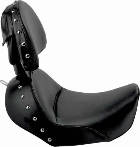 Saddlemen - Saddlemen Renegade Heels Down Seat with Driver Backrest and Studs - 806-04-0031