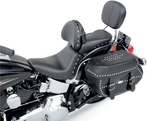 Saddlemen - Saddlemen Renegade Heels Down Seat with Studs and Driver Backrest - 806-12-0031