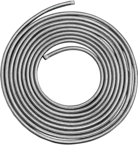 Drag Specialties - Drag Specialties Stainless Steel Braided Hose - 3/8in x 6ft - 096617-HC9