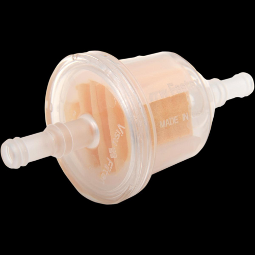 Itw Fastex - Itw Fastex In-Line Fuel Filter/Fuel Line:  1/4in. ID -Body Length Between Hoses: 3.558in. - Diameter: 1.625in. - 8478-00-9909