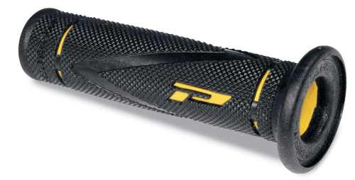 Pro Grip - Pro Grip 838 X-Slim Road and Trail Grips - Black/Yellow - PA083800GI02