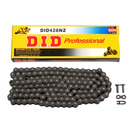 D.I.D - D.I.D 428 NZ Super Non O-Ring Chain - 120 Links - Black - 428NZ-120