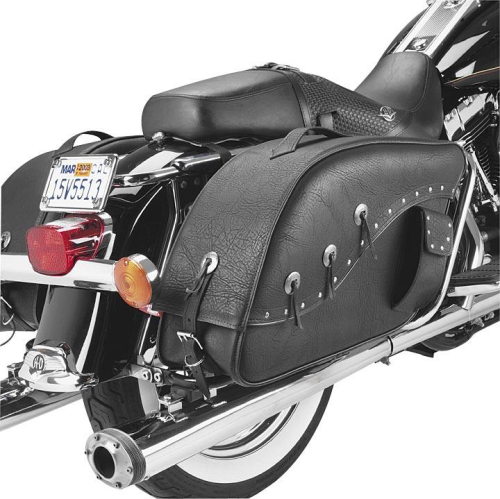 All American Rider - All American Rider Futura 2000 Saddlebags - XX-Large - Riveted with Pocket (Detachable) - 8810RP