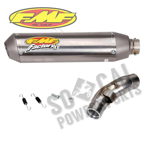 FMF Racing - FMF Racing Factory 4.1 Slip-On - Stainless Steel Midpipe - 041157