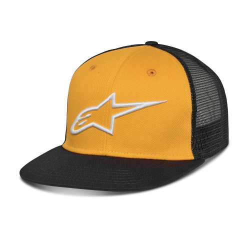 Alpinestars - Alpinestars Corp Trucker Hat - 1025-81003-5910-OS - Gold/Black - OSFM