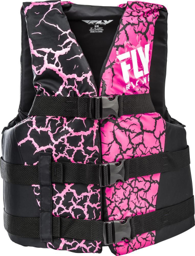 Fly Racing - Fly Racing Nylon Floatation Vest - 112224-105-030-18 - Pink/Black - Sm-Md