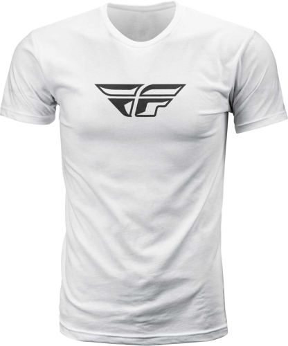 Fly Racing - Fly Racing F-Wing T-Shirt - 352-0614M - White - Medium