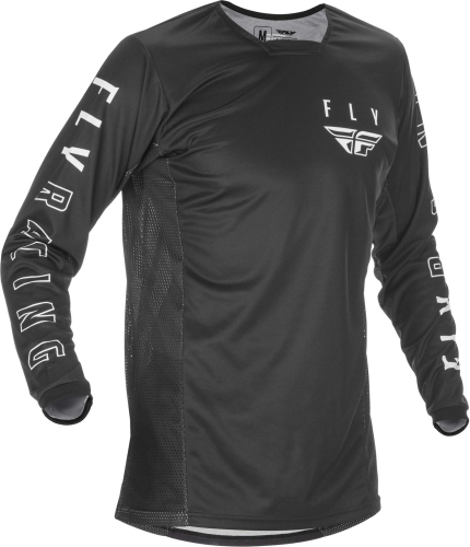 Fly Racing - Fly Racing Kinetic K121 Youth Jersey - 374-420YX - Black/White - X-Large