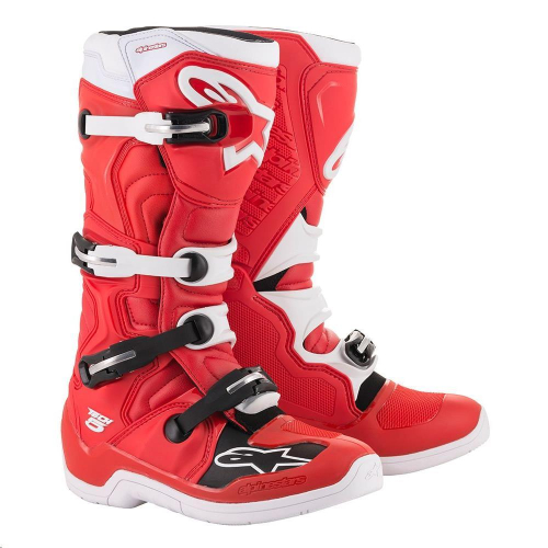 Alpinestars - Alpinestars Tech 5 Boots - 2015015-32-5 - Red/White - 5