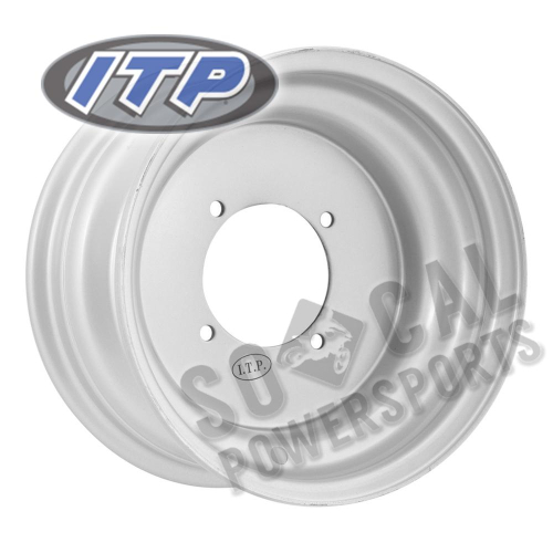 ITP - ITP Steel Wheel - 8x8.5 - 3.5+5 Offset - 4/115 - Silver - 89R115