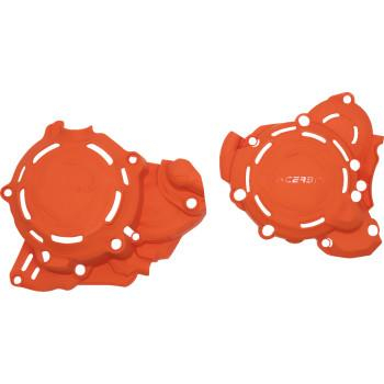 Acerbis - Acerbis X-Power Engine Covers - Orange 16 - 2983235226