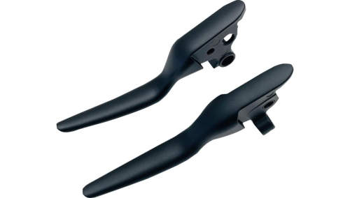 Drag Specialties - Drag Specialties Custom Lever Set - Gloss Black - 0610-2266