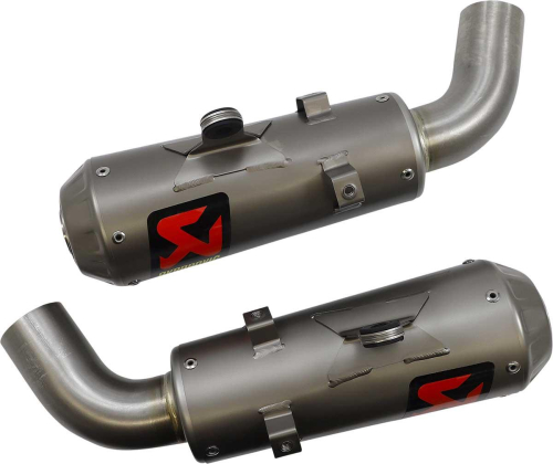 Akrapovic - Akrapovic Slip-On Line Dual Exhaust - Titanium Muffler - S-D9SO15-HCBT