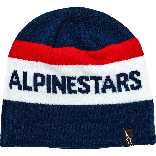 Alpinestars - Alpinestars Stake Beanie - 1232-81210-70 - Navy/Red/White - OSFM