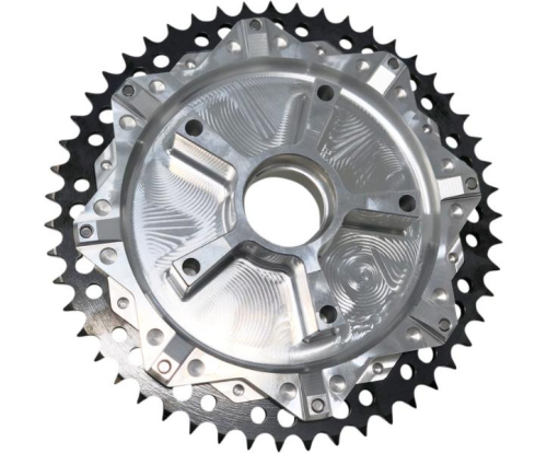 Alloy Art - Alloy Art Cush Drive Chain Sprocket with Machined Carrier - 51T - Black - G2CC51-31