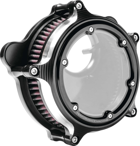 Performance Machine - Performance Machine Vision Series Air Cleaner - Contrast Cut - 0206-2158-BM