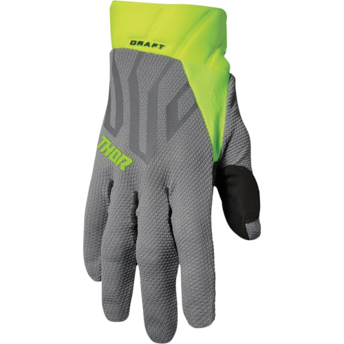 Thor - Thor Draft Gloves - 3330-6814 - Gray/Acid - Medium