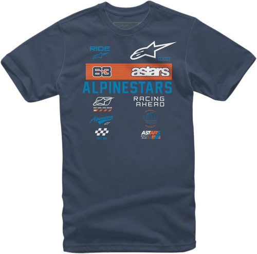 Alpinestars - Alpinestars Sponsored T-Shirt - 1210-72002-70XL - Navy - X-Large