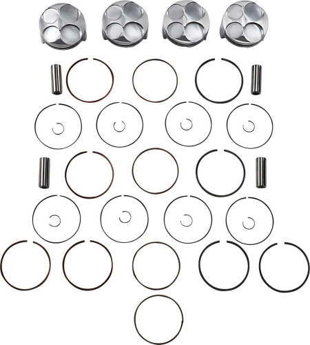 J.E. Pistons - J.E. Pistons FSR Piston - Standard Bore 67.00mm, 12.6:1 Compression - 262276