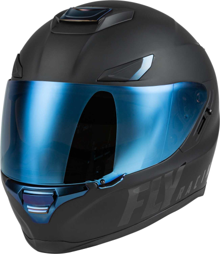 Fly Racing - Fly Racing Sentinel Recon Helmet - 73-8396X - Matte Black/Blue Chrome - X-Large