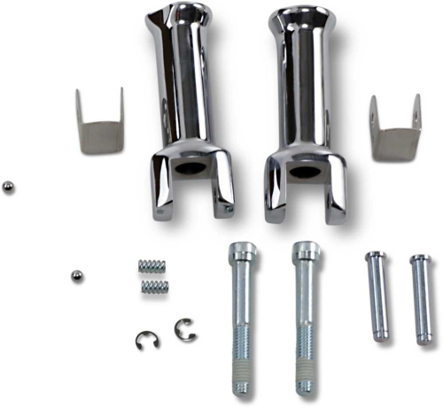 Drag Specialties - Drag Specialties Passenger Footpeg Mount Kit - Chrome - 1620-1784