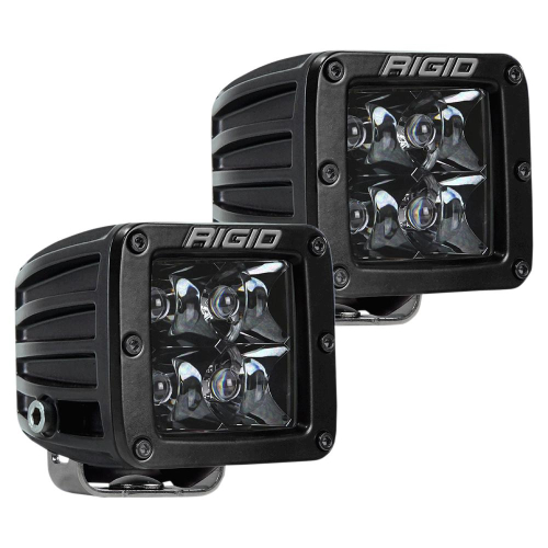 RIGID Industries - RIGID Industries D-Series Midnight Edition Spotlight - Pair - 202213BLK