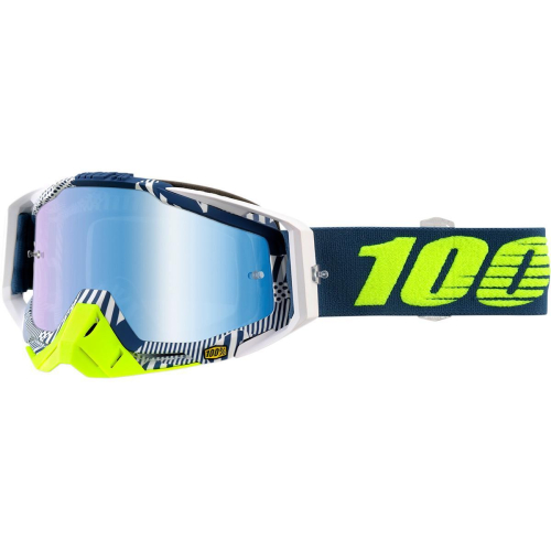 100% - 100% Racecraft Eclipse Goggles - 50110-224-02 - Eclipse/Navy / Blue Lens - OSFM