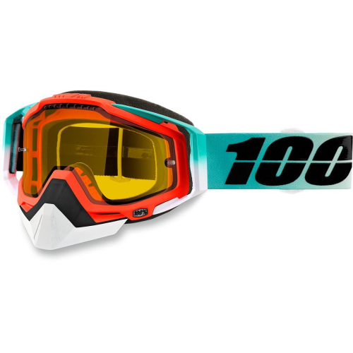 100% - 100% Racecraft Cubica Snow Goggles - 50103-222-02 - Cubica / Yellow Lens - OSFM