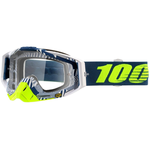 100% - 100% Racecraft Eclipse Goggles - 50100-224-02 - Eclipse/ Navy / Clear Lens - OSFM