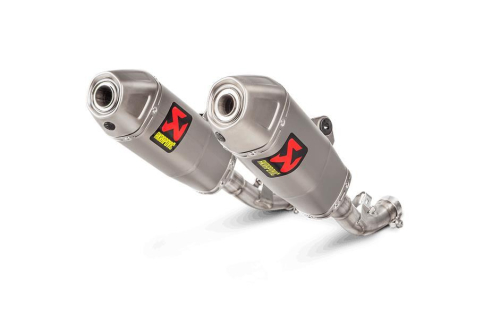 Akrapovic - Akrapovic Slip-On Line Dual Exhaust - Titanium Mufflers - S-H4SO8-CIQTA