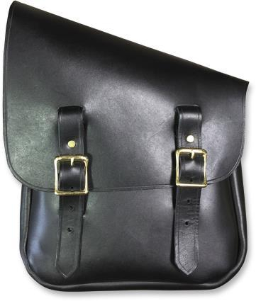 Nash Motorcycle Company - Nash Motorcycle Company Half and Half Bag - Left Side w/ Black Hardware - HHBLBLB