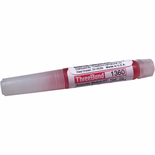 Three Bond - Three Bond One-Time-Use Anaerobic Threadlocker - Medium/High Strength - Red - 1360AT2GVBCUS