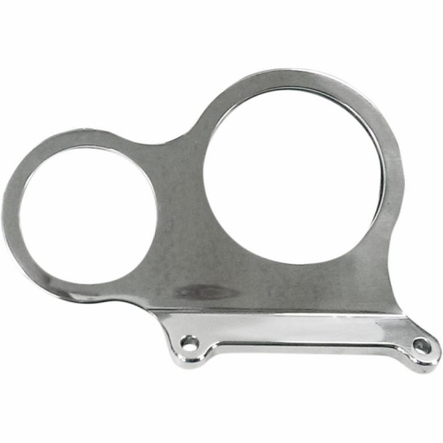 Cycle Performance - Cycle Performance Gauge Bracket - Dual Gauge Bracket for Straight Bars - CPP9080XR