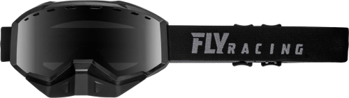 Fly Racing - Fly Racing Focus Snow Goggles - 37-5000 - Black / Smoke Lens - OSFM