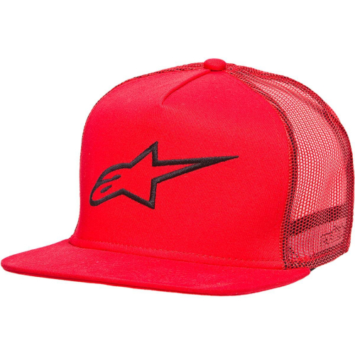 Alpinestars - Alpinestars Corp Trucker Hat - 102581003030 - Red - OSFM