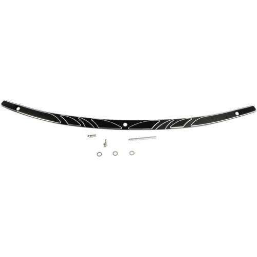 Carl Brouhard Designs - Carl Brouhard Designs Windshield Trim - Elite Edge - Black - WT-ED02-B