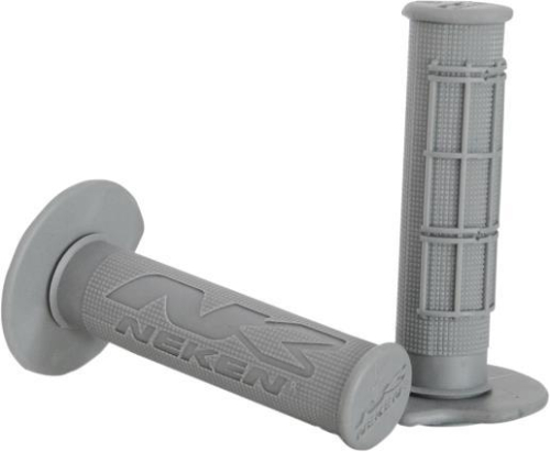 Neken - Neken Twist Throttle Half Waffle Grips - Gray - GRIP-GR